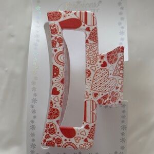 Heart Patterned Hair Clip